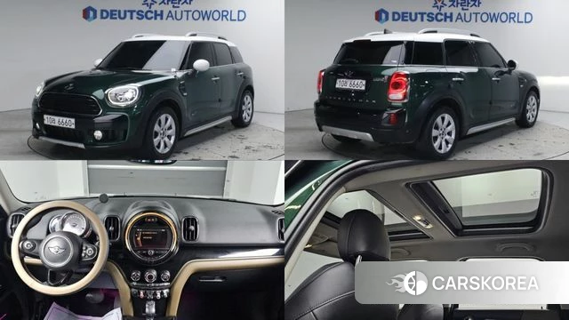 Mini Cooper D Countryman 2018 Зеленый из Кореи
