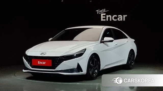 Hyundai Avante (CN7) 2021 Белый из Кореи