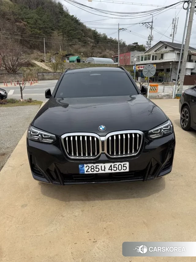 BMW X3 (G01) 2024 Черный из Кореи