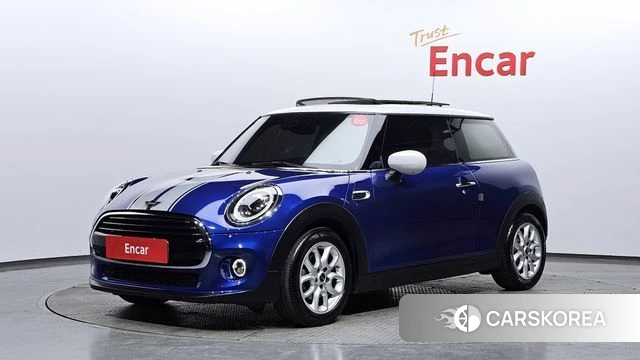 Mini Cooper 2021 Синий из Кореи