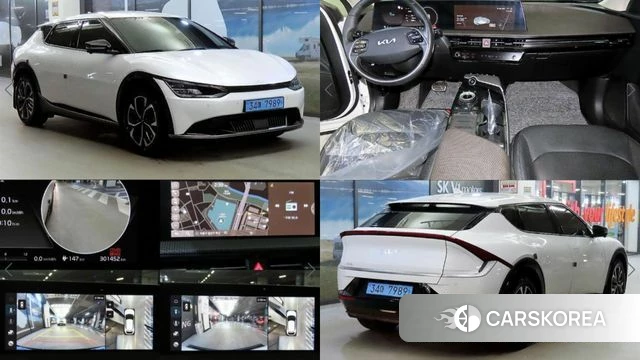 Kia EV6 2022 Белый из Кореи