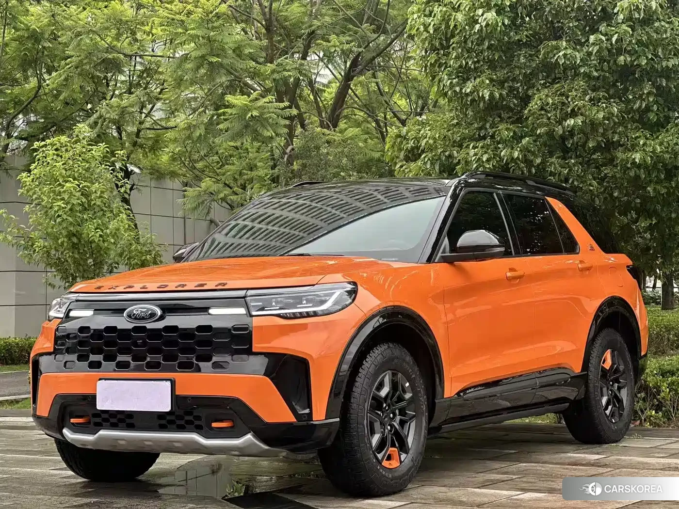 Ford Explorer 2024 Yellow/orange из Китая