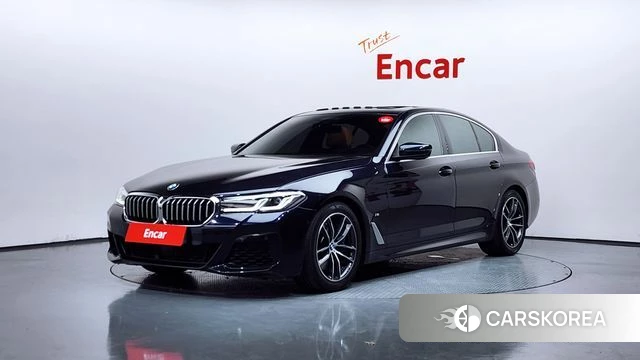 BMW 5 Series (G30) 2021 Черный из Кореи