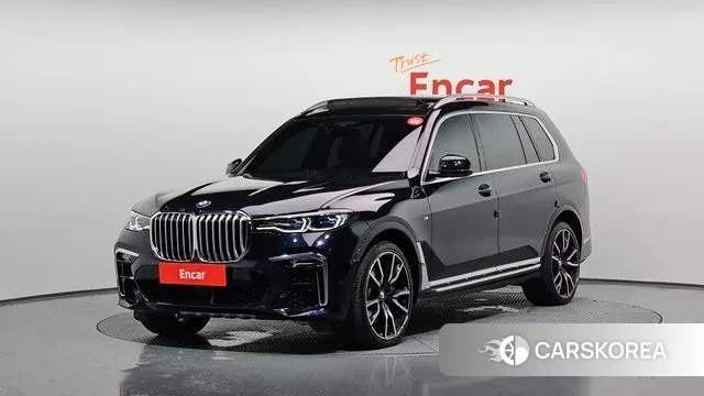 BMW X7 (G07) 2020 Черный из Кореи
