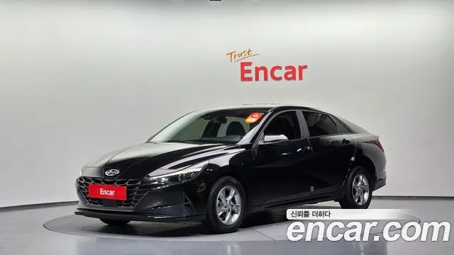 Hyundai Avante (CN7) 2020 Черный из Кореи