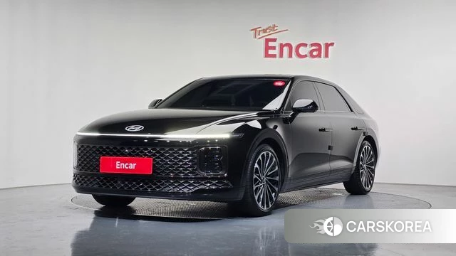 Hyundai Grandeur Hybrid (GN7) 2023 Черный из Кореи