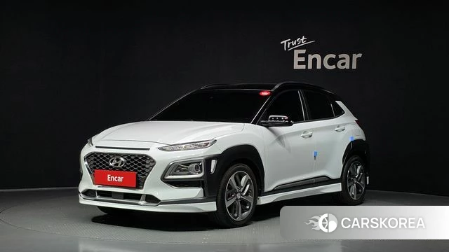 Hyundai Kona 2019 Белый из Кореи