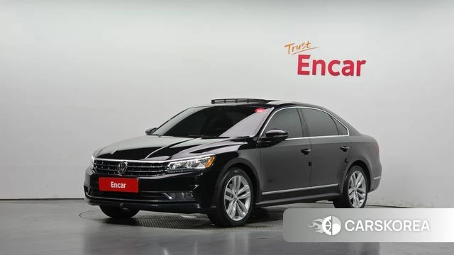 Volkswagen The New Passat 2018 Черный из Кореи