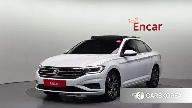 Volkswagen 7th Generation of Jetta 2021 Белый из Кореи