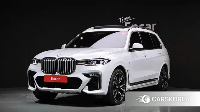 BMW X7 (G07) 2021 Белый из Кореи