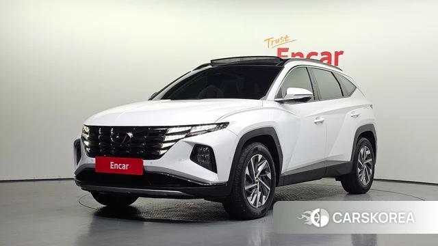 Hyundai Tucson Hybrid (NX4) 2021 Белый из Кореи