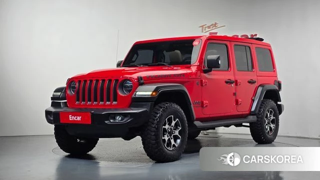Jeep Wrangler (JL) 2021 Красный из Кореи