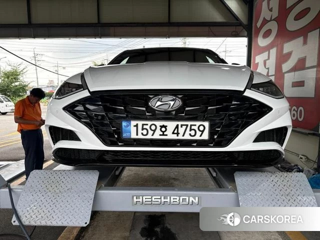 Hyundai Sonata (DN8) 2022 Белый из Кореи
