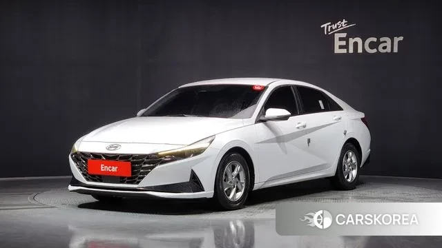 Hyundai Avante (CN7) 2021 Белый из Кореи
