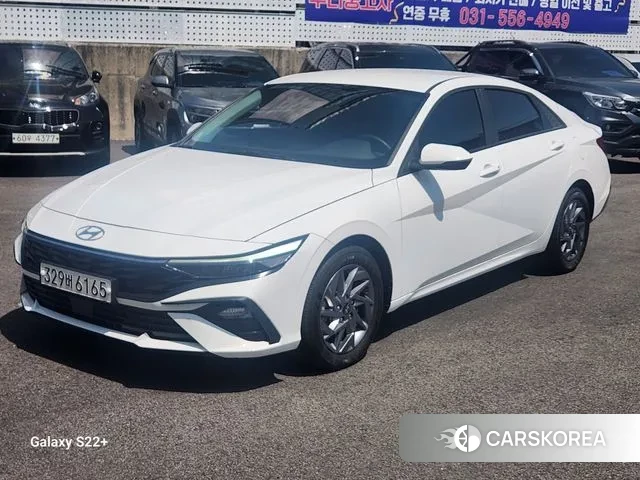 Hyundai The New Avante (CN7) 2023 Белый из Кореи