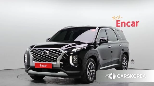 Hyundai Palisade 2021 Черный из Кореи