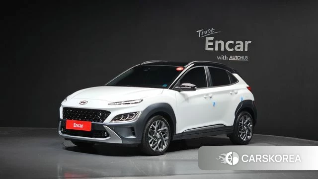 Hyundai The New Kona Hybrid 2023 Белый из Кореи