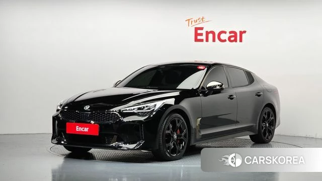 Kia Stinger 2018 Черный из Кореи