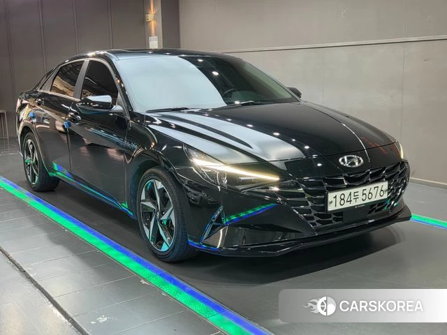 Hyundai Avante (CN7) 2020 Черный из Кореи