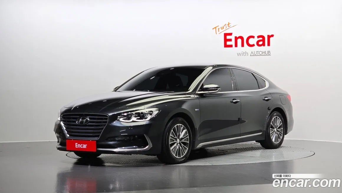 Hyundai Grandeur IG Hybrid 2019 Серый из Кореи