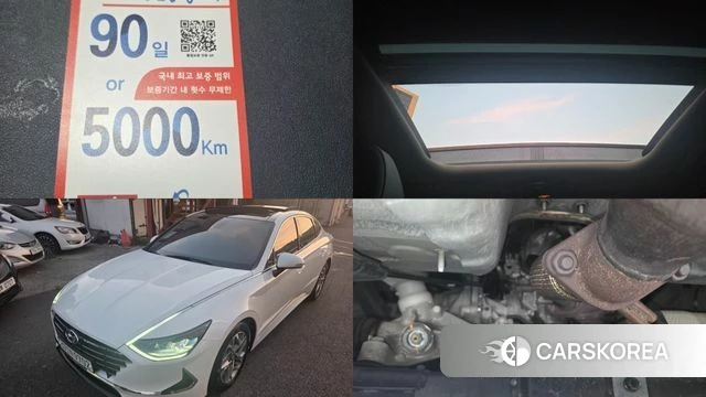Hyundai Sonata (DN8) 2019 Белый из Кореи