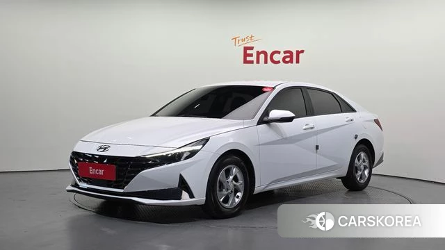 Hyundai Avante (CN7) 2021 Белый из Кореи