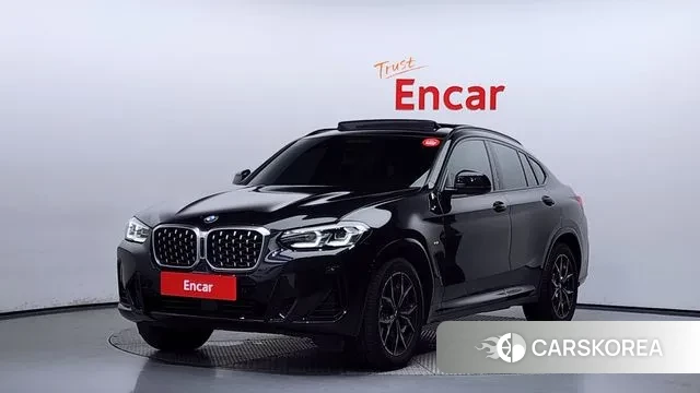 BMW X4 (G02) 2023 Черный из Кореи
