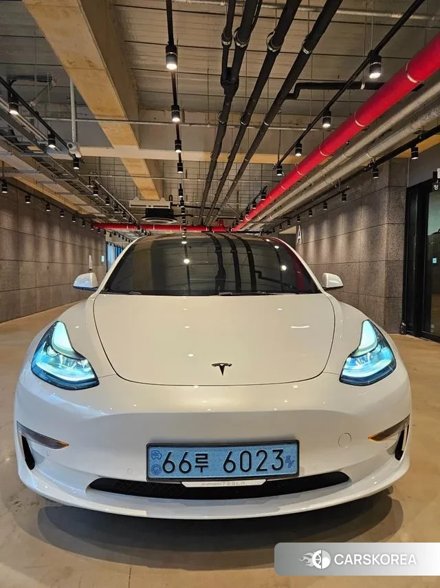 Tesla Model 3 2022 Белый из Кореи