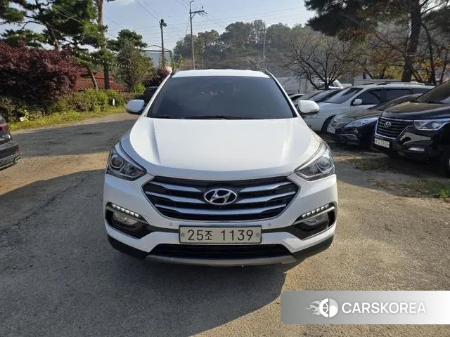 Hyundai Santa Fe The Prime 2018 Белый из Кореи