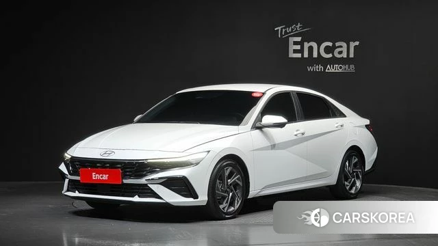 Hyundai The New Avante (CN7) 2023 Белый из Кореи