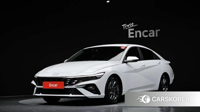 Hyundai The New Avante (CN7) 2023 Белый из Кореи