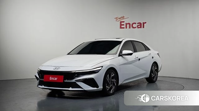 Hyundai The New Avante (CN7) 2023 Белый из Кореи