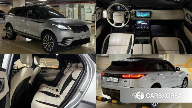 Land Rover Range Rover Velar 2018 Серебряный из Кореи