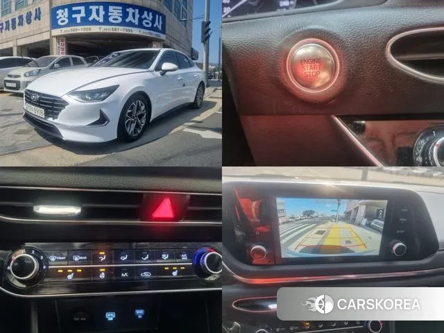 Hyundai Sonata (DN8) 2020 Белый из Кореи