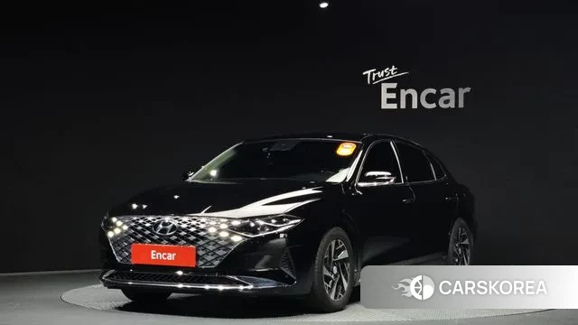 Hyundai The New Grandeur IG Hybrid 2020 Черный из Кореи