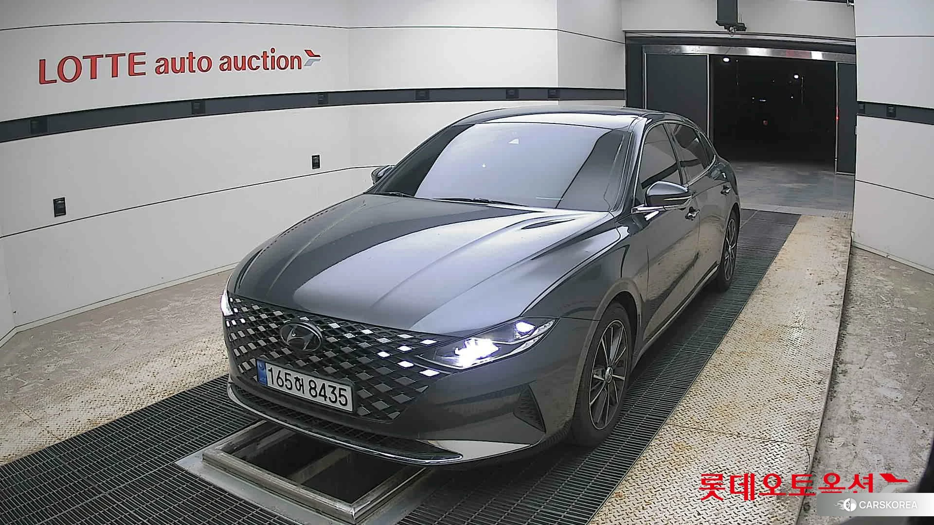 Hyundai Grandeur 2022 Nocturne Grey Metallic из Кореи