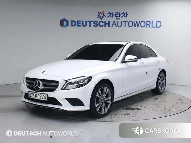 Mercedes-Benz C-Class W205 2020 Белый из Кореи