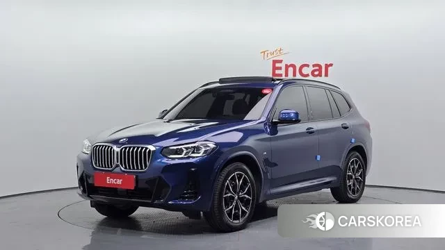 BMW X3 (G01) 2024 Синий из Кореи