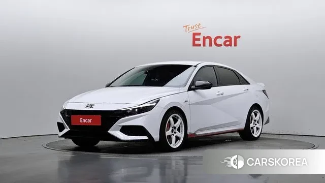 Hyundai Avante (CN7) 2021 Белый из Кореи
