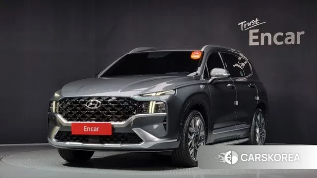 Hyundai The New Santa Fe 2021 Серый из Кореи
