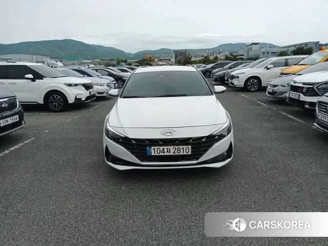 Hyundai Avante (CN7) 2022 Белый из Кореи
