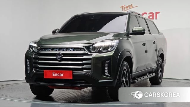 Ssangyong The New Rexton Sports Cannes 2021 Темно-зеленый из Кореи