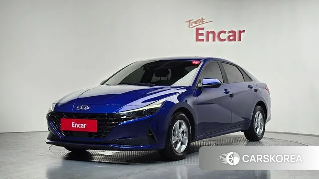 Hyundai Avante (CN7) 2020 Синий из Кореи