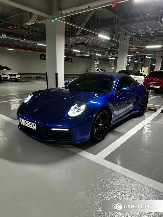 Porsche 911(992) 2020 Синий из Кореи