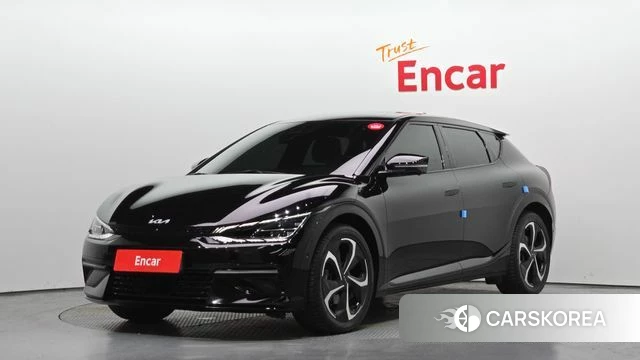 Kia EV6 2022 Черный из Кореи