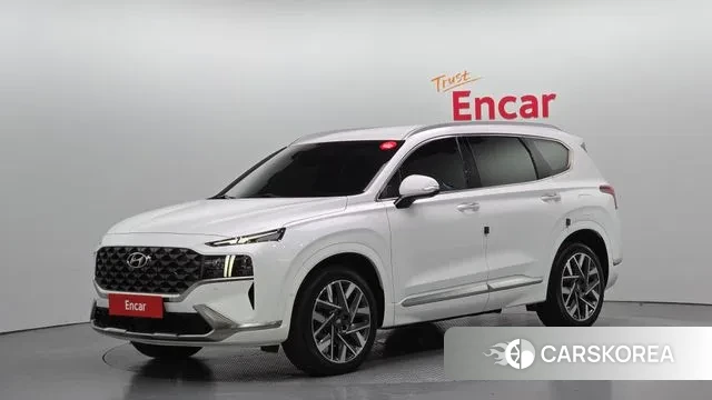 Hyundai The New Santa Fe 2023 Белый из Кореи