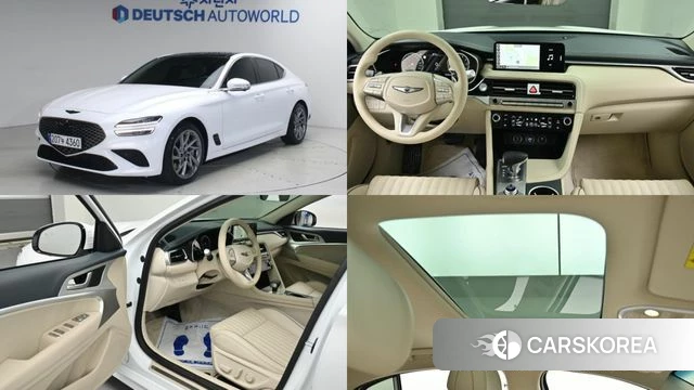 Genesis The New G70 2023 Белый из Кореи