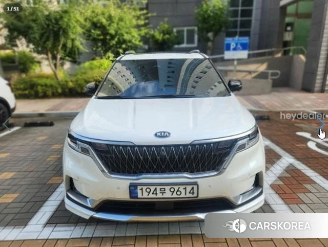Kia Carnival 4th generation 2021 Белый из Кореи