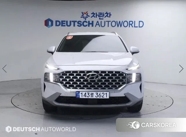 Hyundai The New Santa Fe 2021 Белый из Кореи
