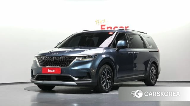 Kia Carnival 4th generation 2021 Небесно-голубой из Кореи